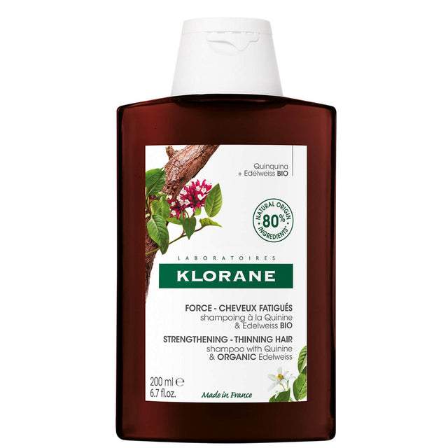 Klorane - Strengtehing & Revitalizing Shampoo With Quinine - Anti-Hair Loss Shampoo with Quinine and Vitamin B - 0ml - Feel You
