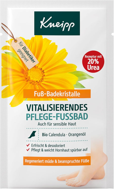Kneipp, Foot Care, Calendula Flower, Relaxing, Bath Salt, 40 g - Feel You