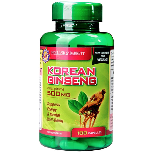 Korean Ginseng 500 mg 100 капсули - Feel You