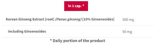 Korean Ginseng 500 mg - 90 капсули - Feel You