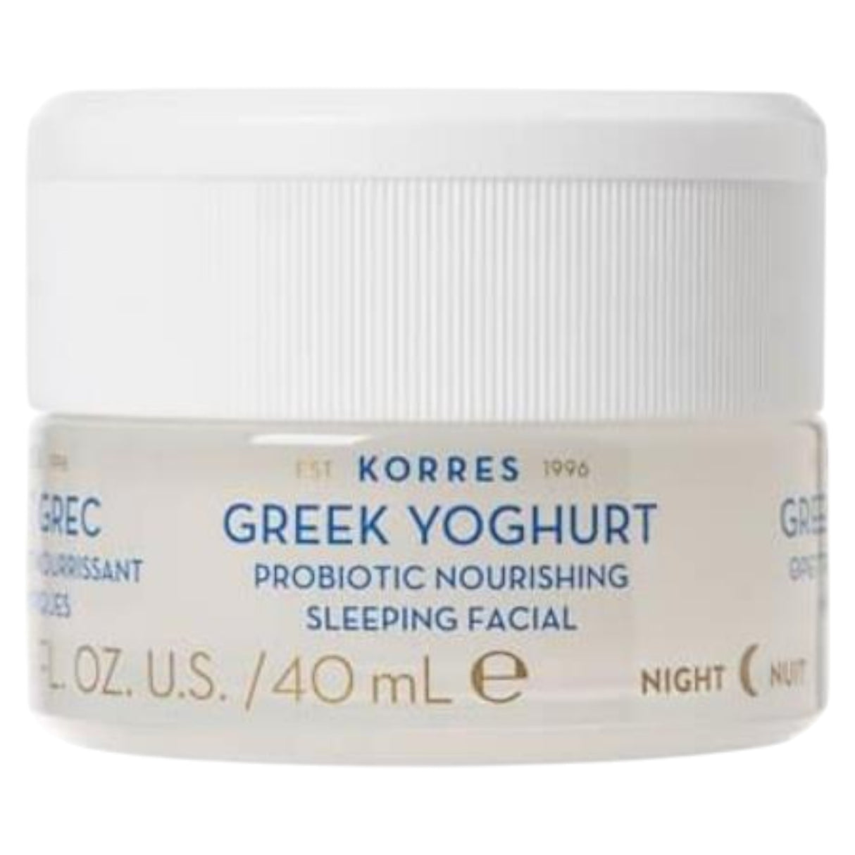 Korres, Greek Yoghurt, Nourishing, Body Cream, For Face, At Night, 40 ml - Feel You