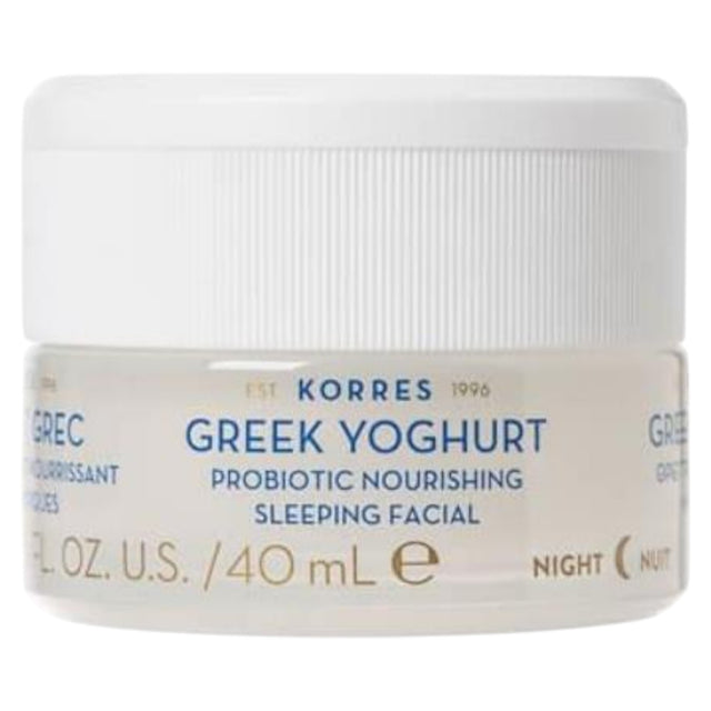 Korres, Greek Yoghurt, Nourishing, Body Cream, For Face, At Night, 40 ml - Feel You