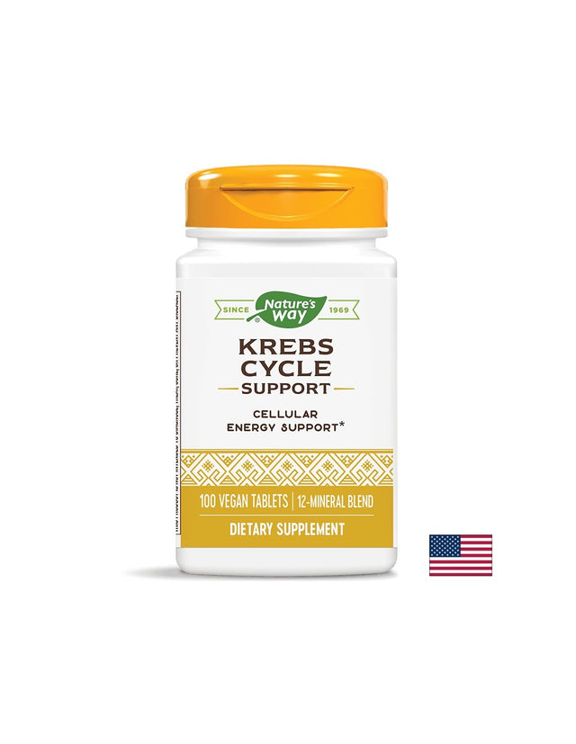 Клетъчна енергия и сърдечно здраве - Биоактивни минерали Krebs Cycle Support, 100 таблетки - Feel You