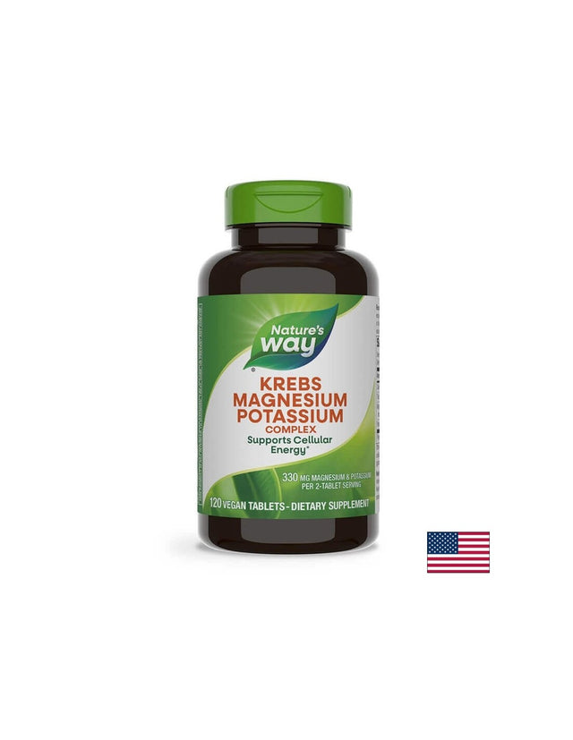 Krebs Magnesium Potassium Complex/ Магнезий и Калий (Биоактивен минерален комплекс) x 120 таблетки - Feel You
