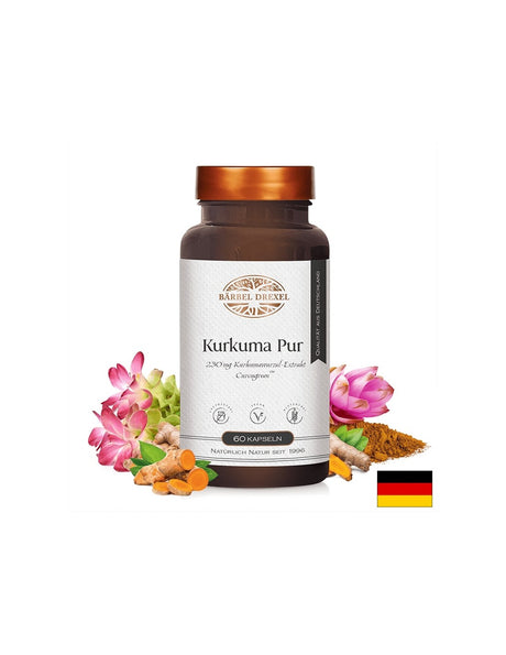 Куркума – храносмилане, черен дроб и жлъчен мехур - Kurkuma Pur, 60 капсули Bärbel Drexel - Feel You
