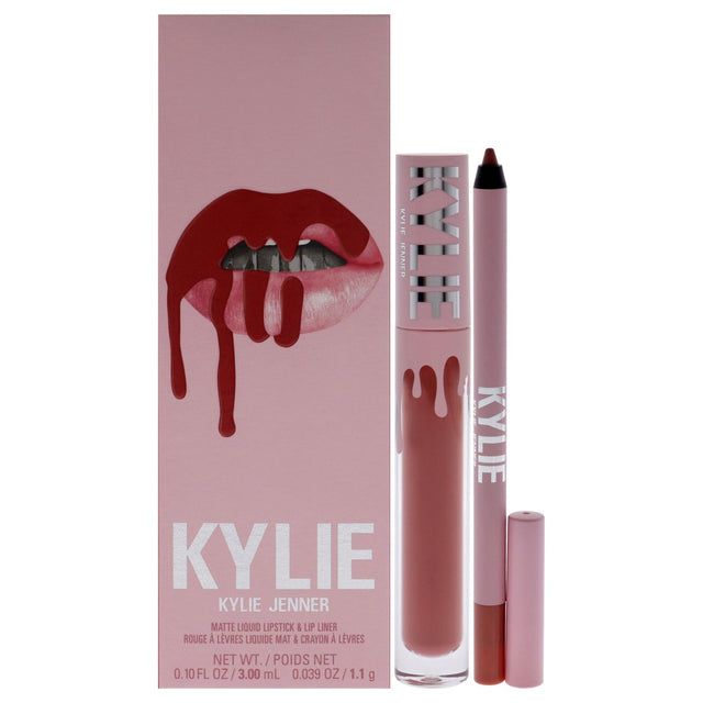Kylie Cosmetics - Matte Liquid Lipstick + Lip Liner Set - Sada dekorativní kosmetiky - Feel You