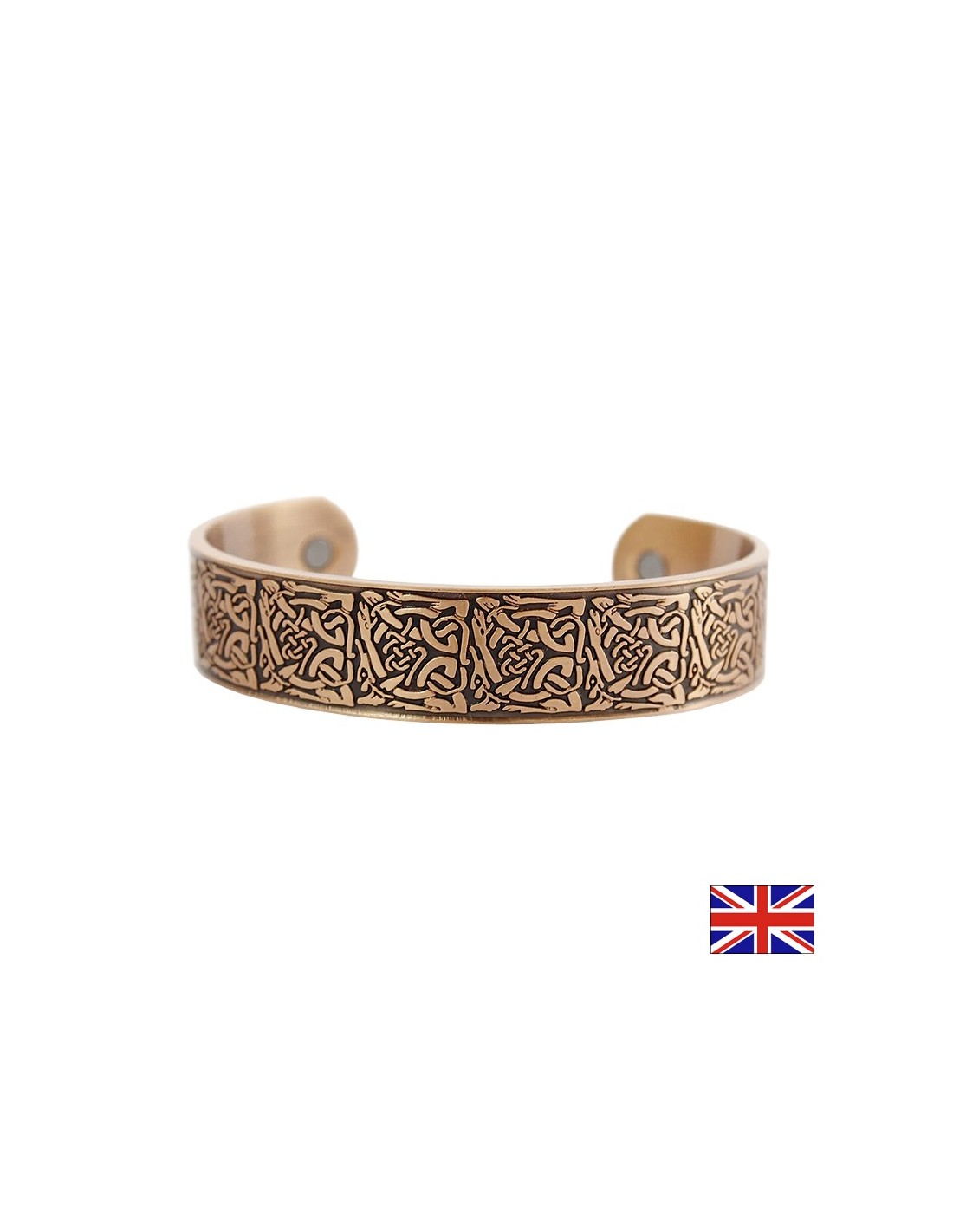 Магнитна гривна Келтски квадрат – Сила и защита, размер L, 1 бр. - Feel You