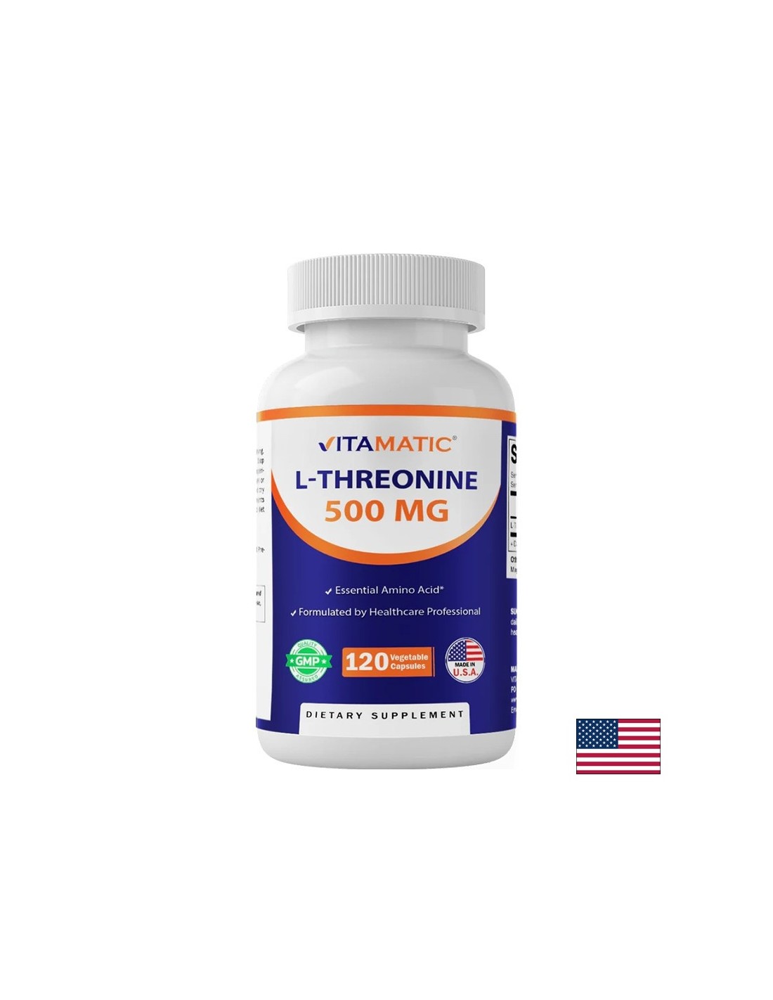 L-треонин – Сияйна кожа и комфорт в ставите, 500 mg, 120 веган капсули - Feel You