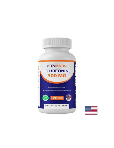 L-треонин – Сияйна кожа и комфорт в ставите, 500 mg, 120 веган капсули - Feel You