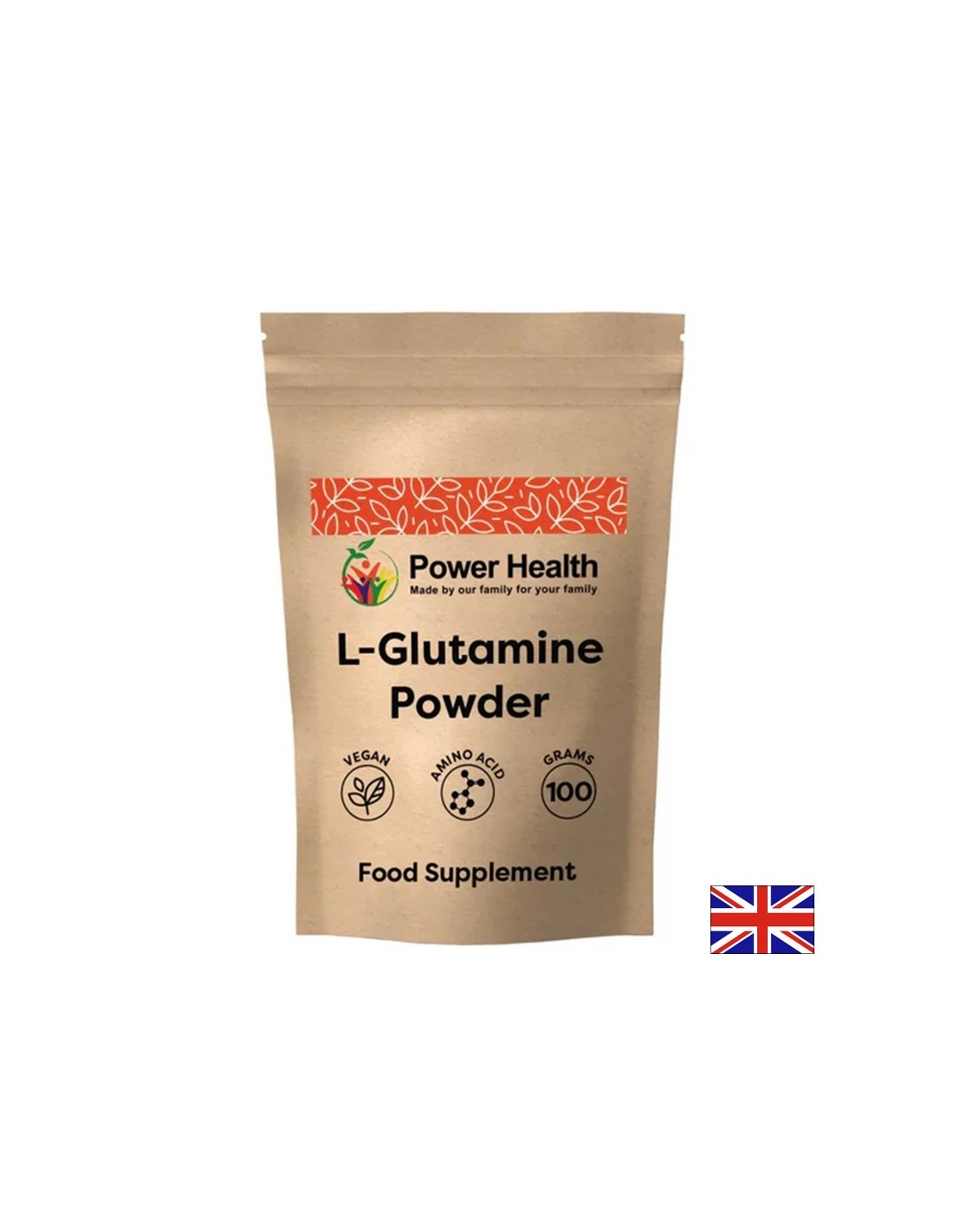 L-Глутамин – Мускулно възстановяване и имунна подкрепа, 5000 mg, 100 g - Feel You