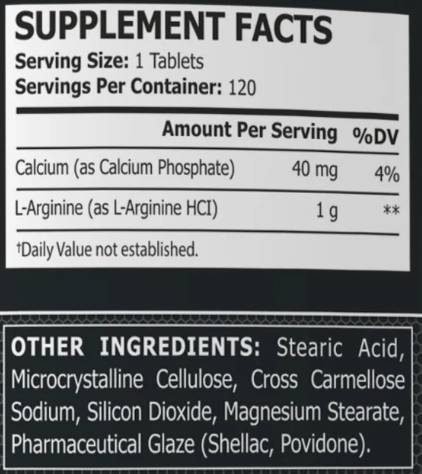 L-Arginine 1000 mg - 120 Таблетки - Feel You