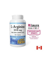 Енергия - Л-Аргинин (L-Arginine), 1000 mg х 180 таблетки Natural Factors - Feel You