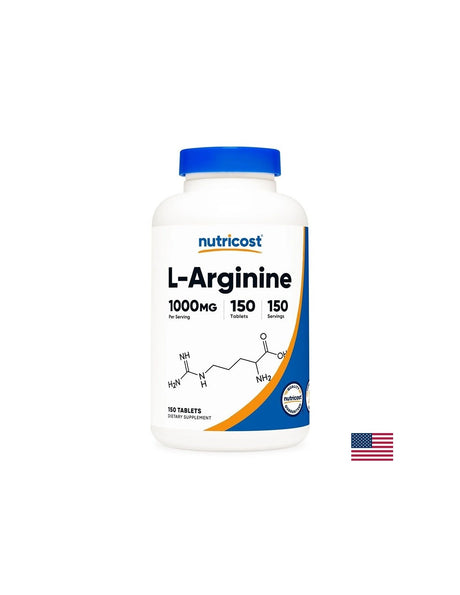 Енергия и мускулна маса - Л-Аргинин (L-Arginine), 150 таблетки - Feel You