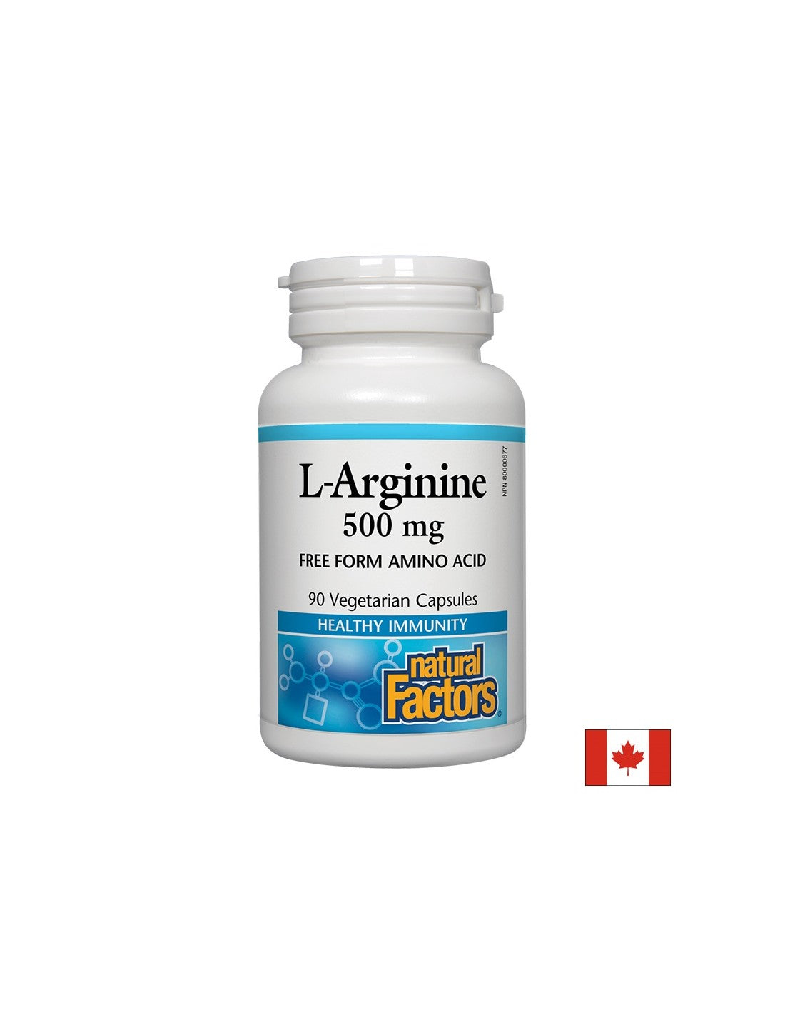 L-Arginine 500 mg - 90 капсули - Feel You