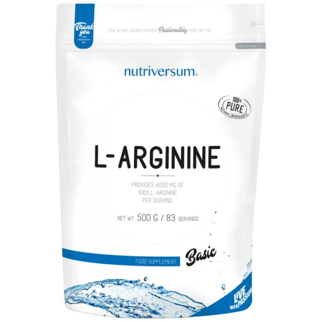 L-Arginine Powder | 100% Pure - 500 грама - Feel You