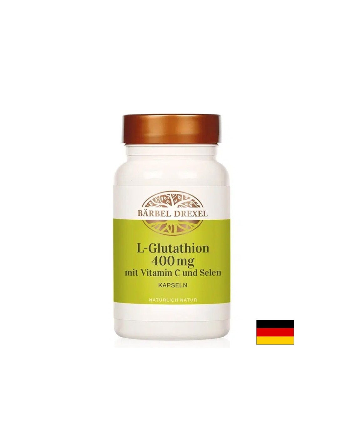 L-глутатион с витамин C и селен - За детокс и антиоксидантна защита, 60 капсули - Feel You