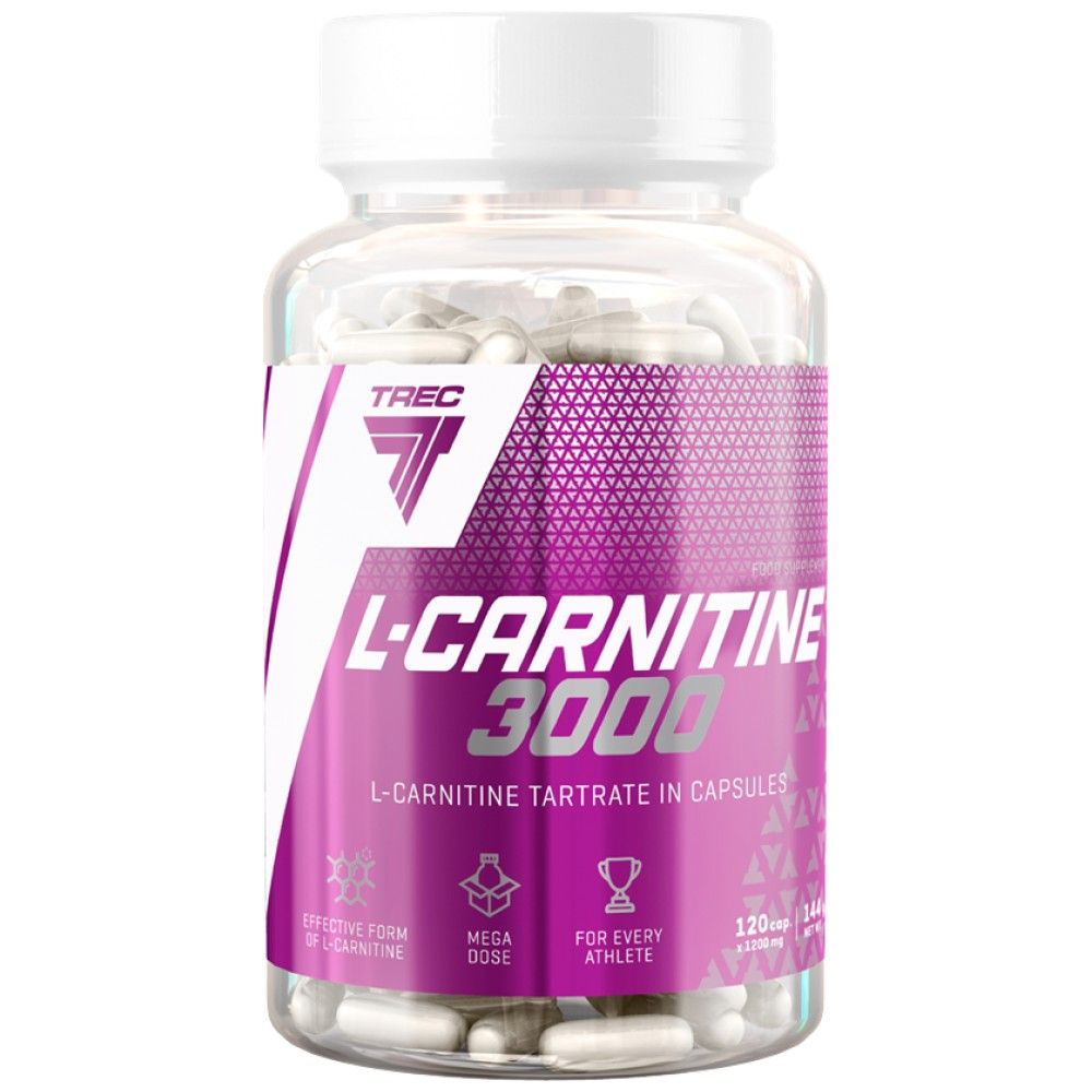 L-Carnitine 3000 Caps - 120 капсули - Feel You