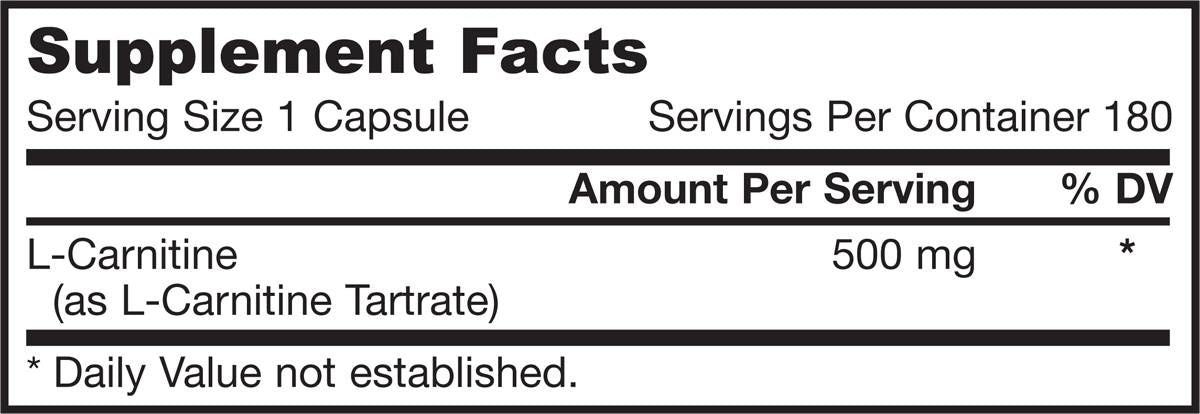 L-Carnitine 500 mg - 50 капсули - Feel You