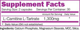 L-Carnitine Tartrate 1300 mg - 60 капсули - Feel You