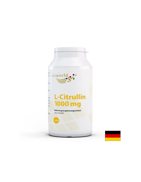 Мускулна функция, възстановяване - Л-Цитрулин (L-Citrulin), 1000 mg x 240 таблетки - Feel You