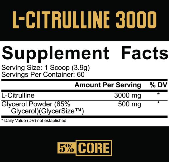 L-Citrulline 3000 | with GlycerSize™ - 234 грама - Feel You