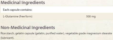 L-Glutamine 500 mg - 60 капсули - Feel You