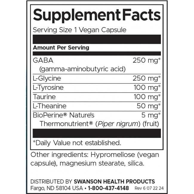 ГабаПлекс с L-тирозин и L-теанин - 60 веге капсули - Feel You