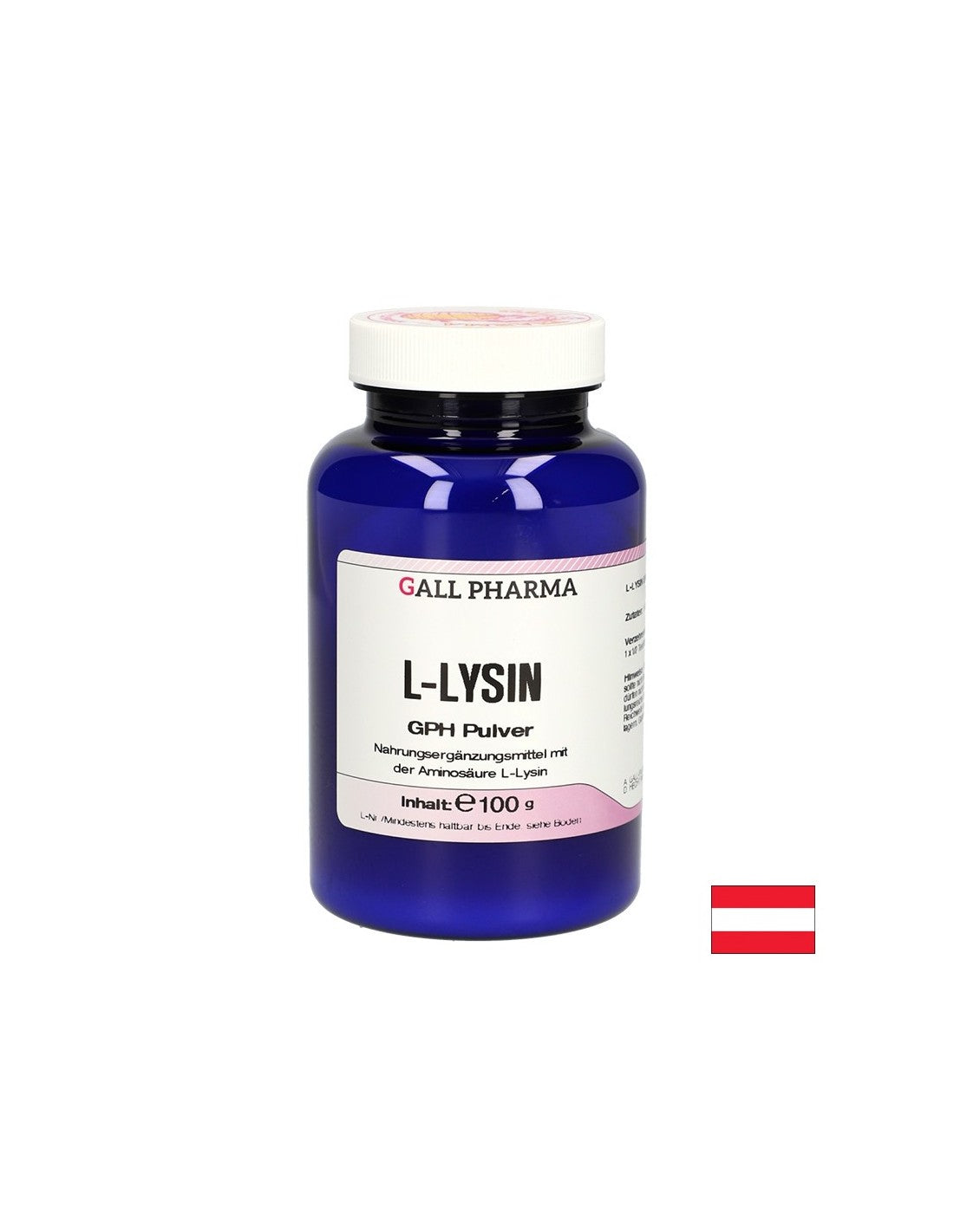 Херпес симплекс, имунно здраве - L-Лизин (L-Lysin), 100 g, прах - Feel You