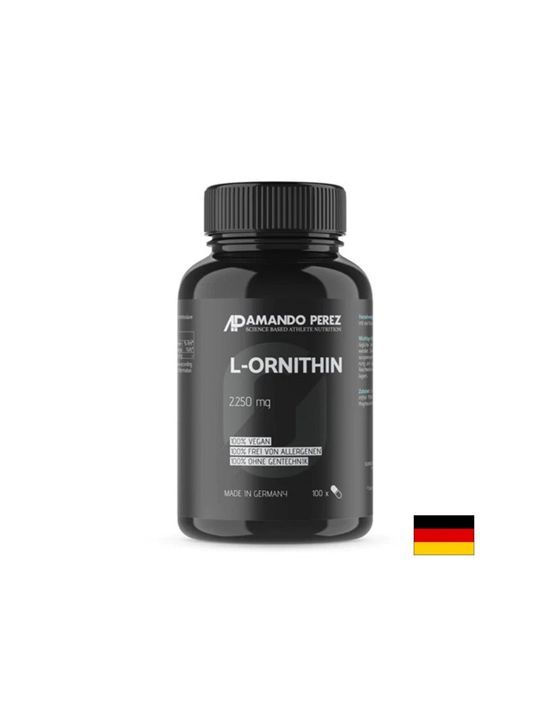 Детоксикация - L-орнитин (L-Ornithin) Amando Perez, 100 капсули - Feel You