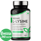 L-Lysine 1100mg 240 Vegan Tablets - Feel You