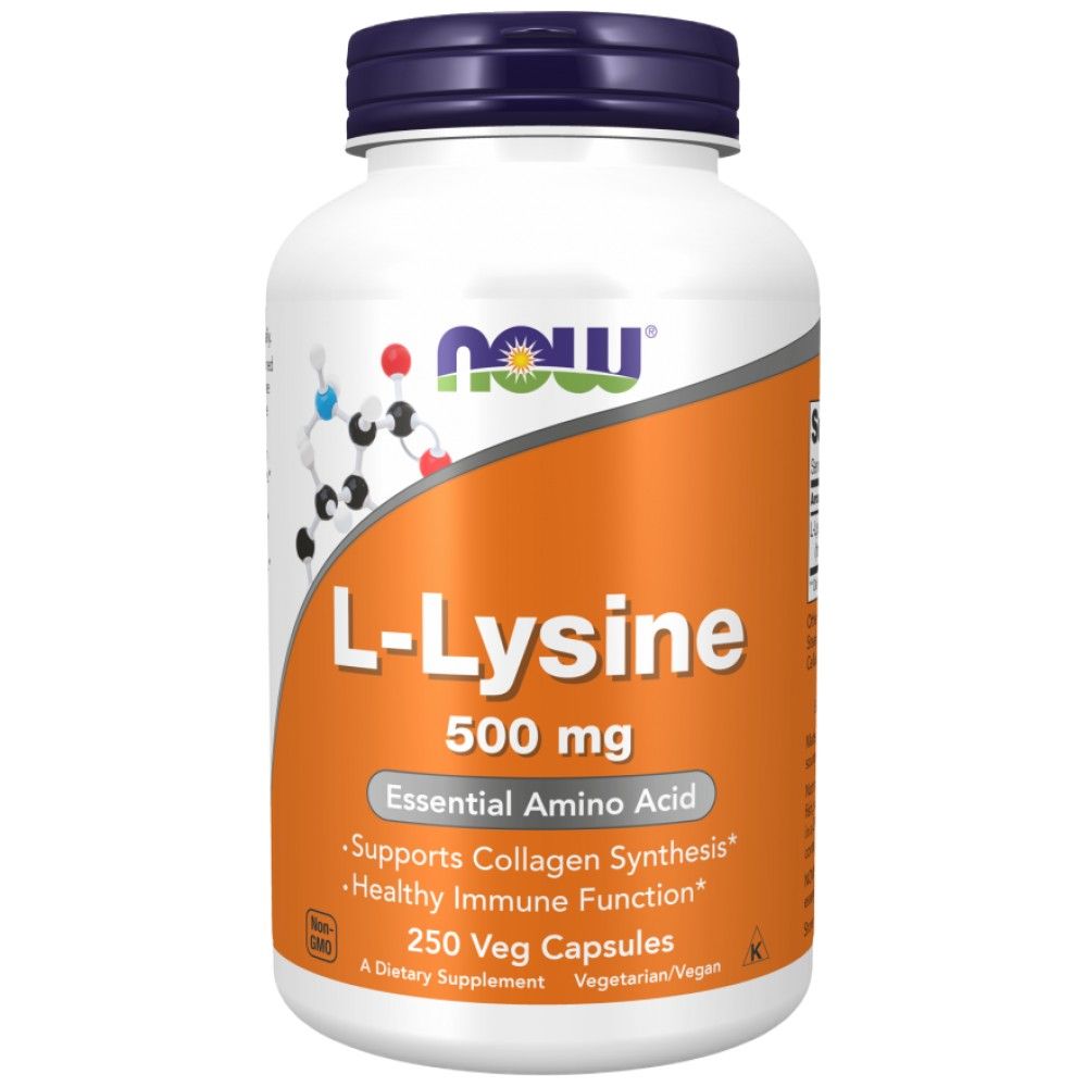L-Lysine 500 mg - 100 капсули - Feel You