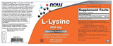 L-Lysine 500 mg - 250 капсули - Feel You