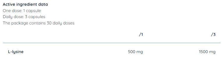 L-Lysine Caps 500 mg - 90 капсули - Feel You