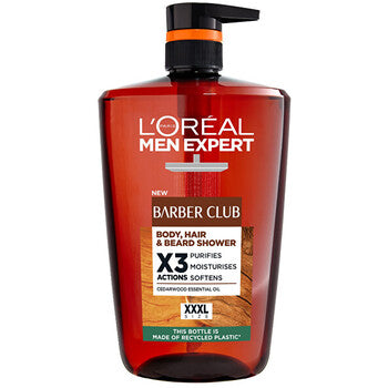 L´Oréal - Men Expert Barber Club Body, Hair & Beard Shower - Sprchový gel na tělo, vlasy a vousy - 1000ml - Feel You