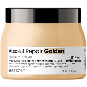 L´Oréal Professionnel - Absolut Repair Gold Quinoa + Protein Resurfacing Golden Masque - Regenerating mask - 500ml - Feel You