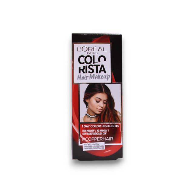 L'Oreal Paris, Colorista Hair Makeup, Semi-Permanent Hair Dye,  #COPPERHAIR, 30 ml - Feel You