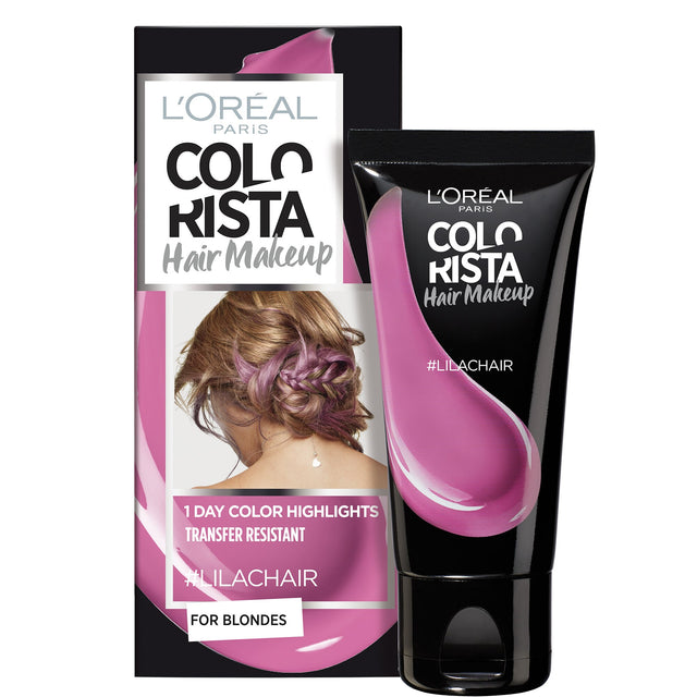 L'Oreal Paris, Colorista Hair Makeup, Semi-Permanent Hair Dye,  #LILACHAIR, 30 ml - Feel You