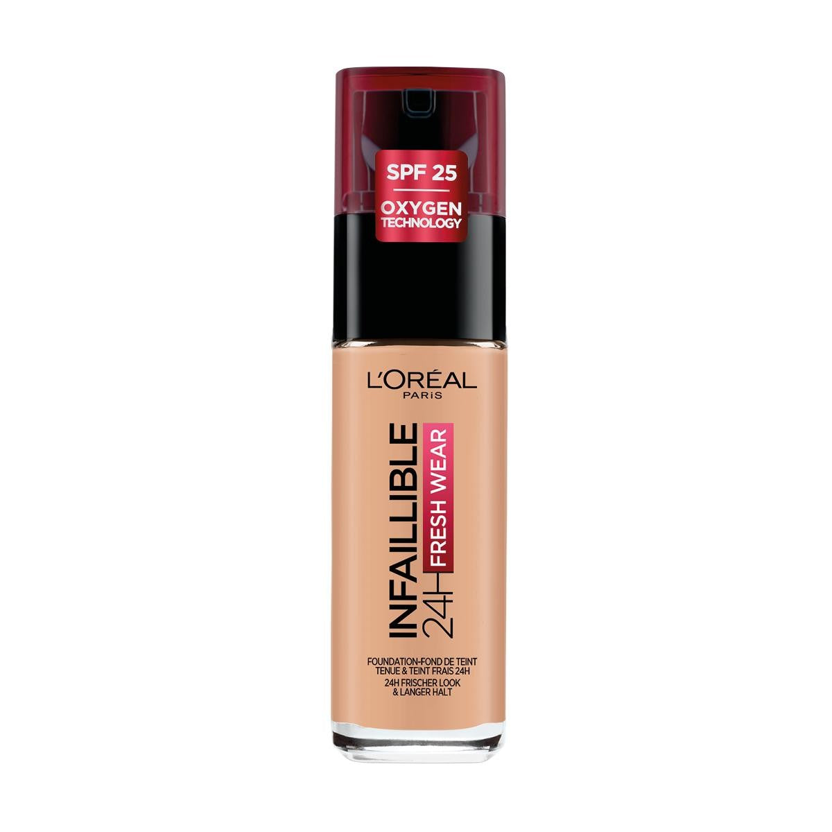 L'Oreal Paris, Infaillible 24h Fresh Wear, All-Day Wear, Liquid Foundation, 110, Vanille Rose, SPF 25, 30 ml - Feel You