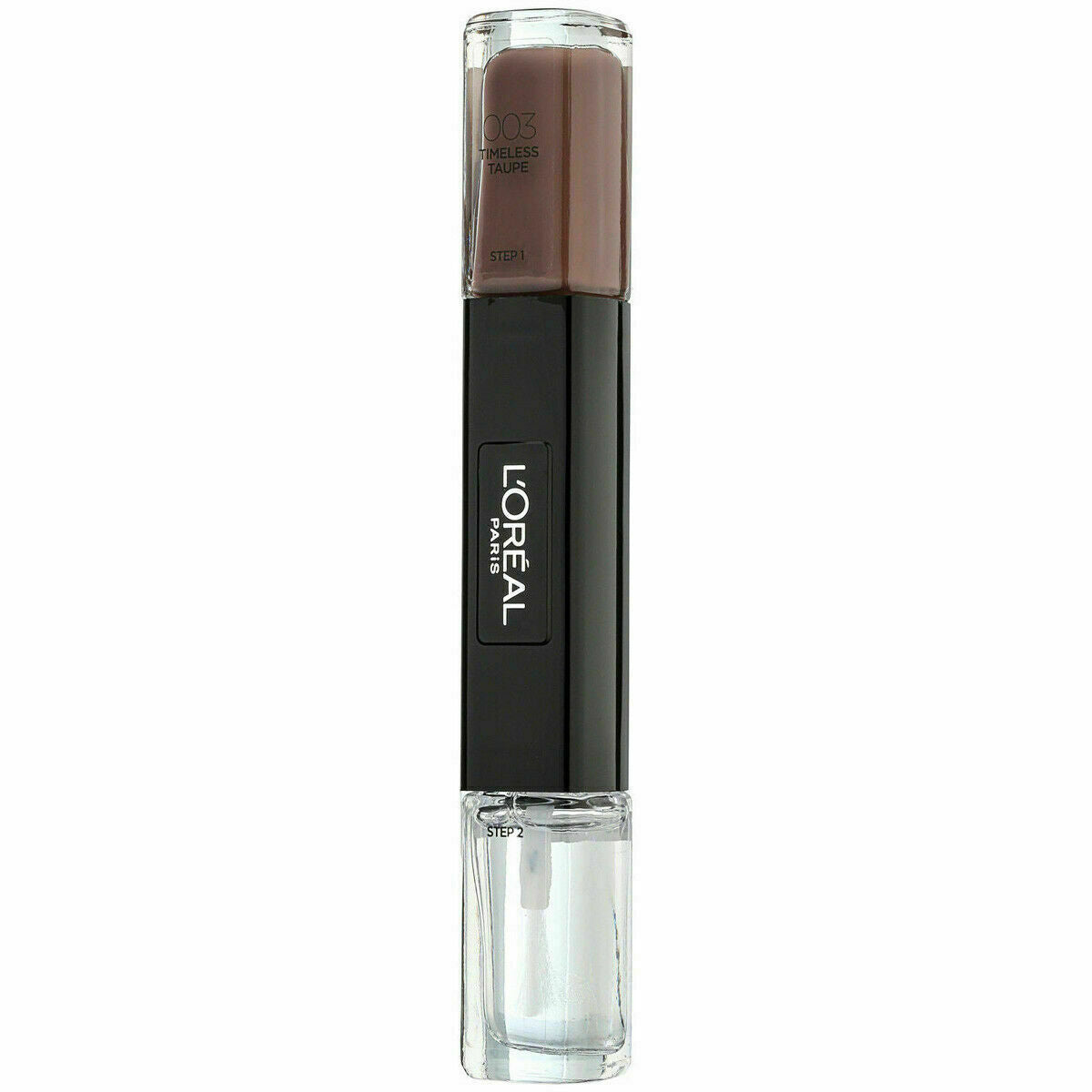 L'Oreal Paris, Infallible, Gel-Effect, Nail Polish 2-In-1, 003, Timeless Taupe, 2 x, 5 ml - Feel You
