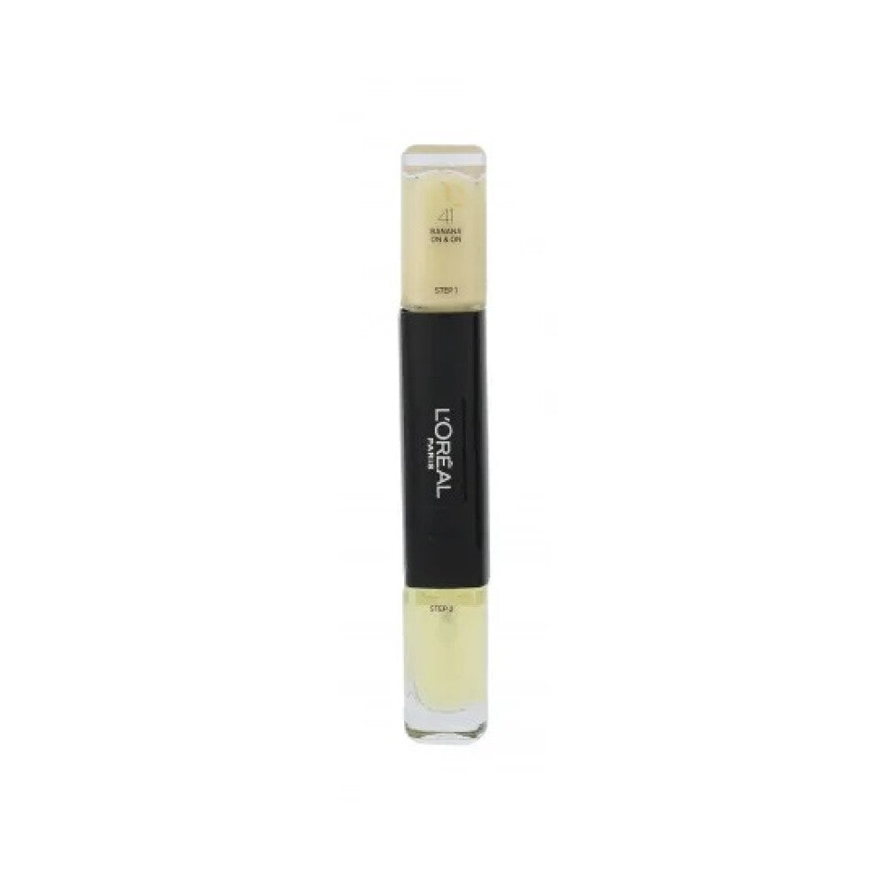 L'Oreal Paris, Infallible, Nail Polish 2-In-1, 041, Banana On 8 On, 2 x, 5 ml - Feel You