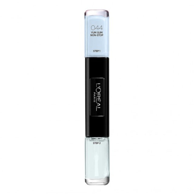 L'Oreal Paris, Infallible, Nail Polish 2-In-1, 44, Yum Gum Non-Stop, 2 x, 5 ml - Feel You