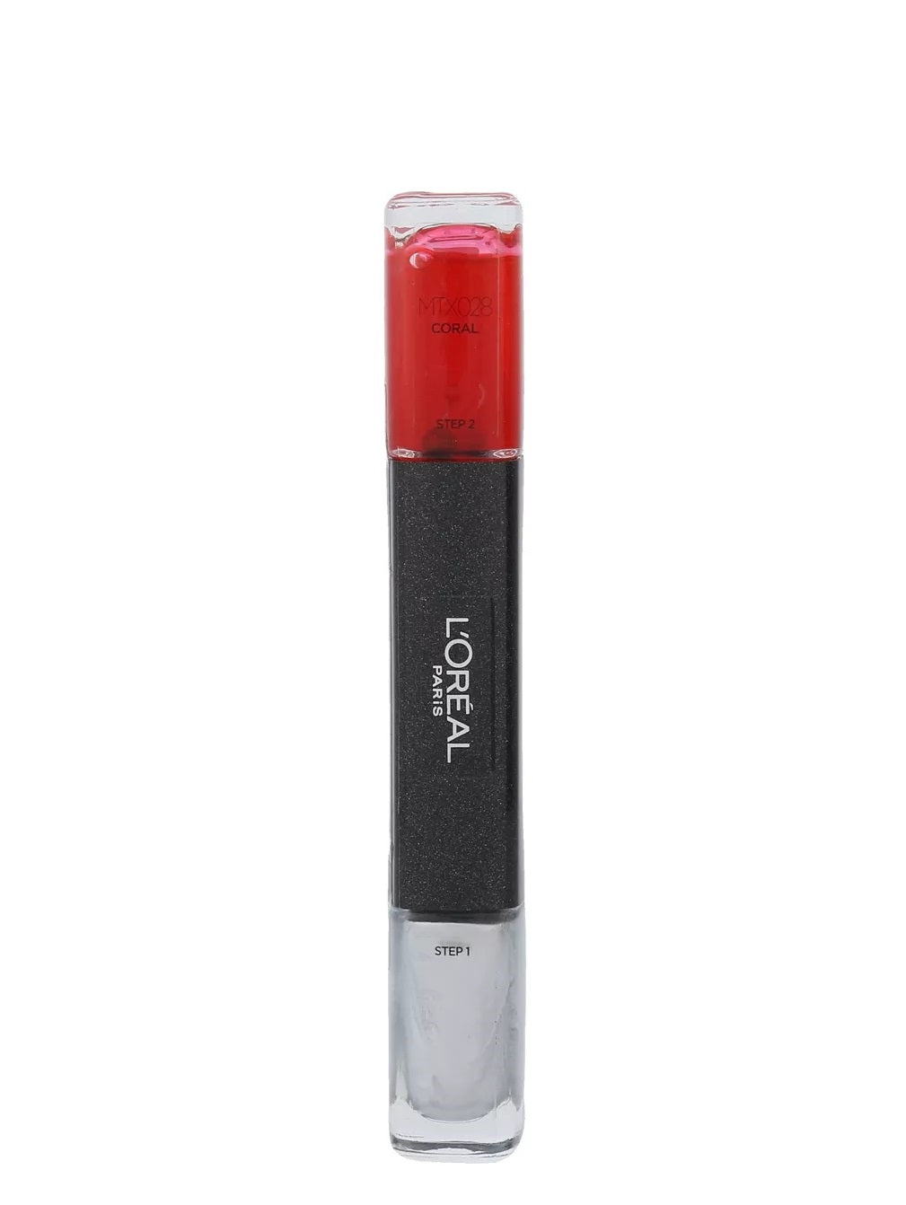 L'Oreal Paris, Infallible, Nail Polish 2-In-1, MTX 028, Coral, 2 x, 5 ml - Feel You