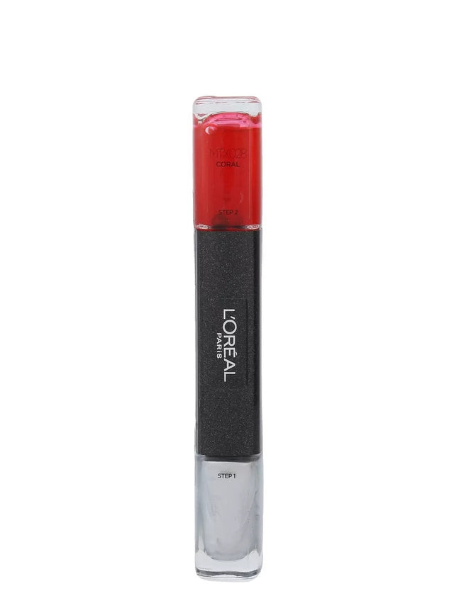 L'Oreal Paris, Infallible, Nail Polish 2-In-1, MTX 028, Coral, 2 x, 5 ml - Feel You