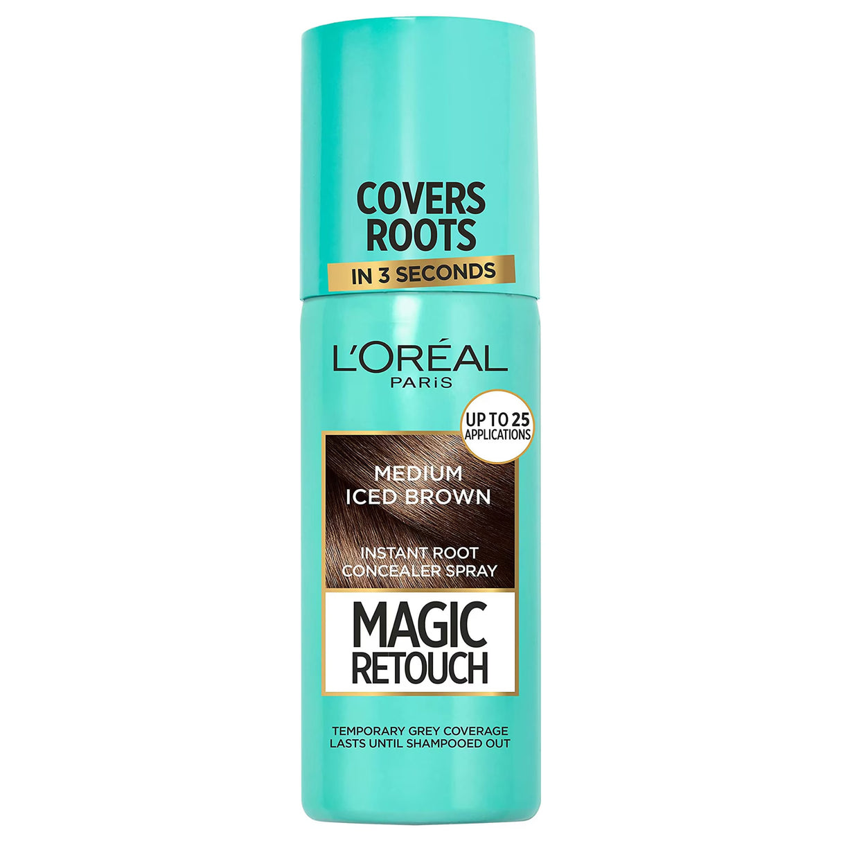 L'Oreal Paris, Magic Retouch, Root Touch-Up Spray,   Medium Iced Brown, 75 ml - Feel You