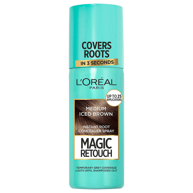L'Oreal Paris, Magic Retouch, Root Touch-Up Spray,   Medium Iced Brown, 75 ml - Feel You