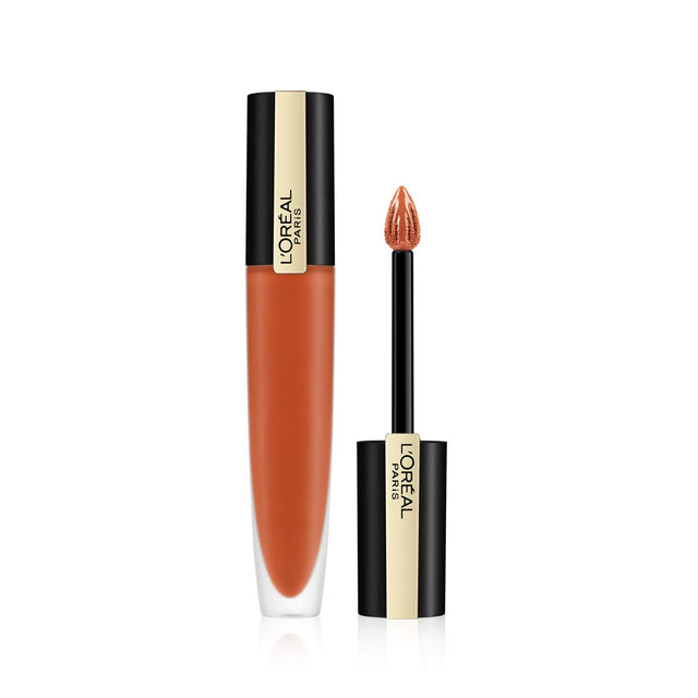 L'Oreal Paris, Rouge Signature Metallics, Liquid Lipstick, 112, Achieve, 7 ml - Feel You