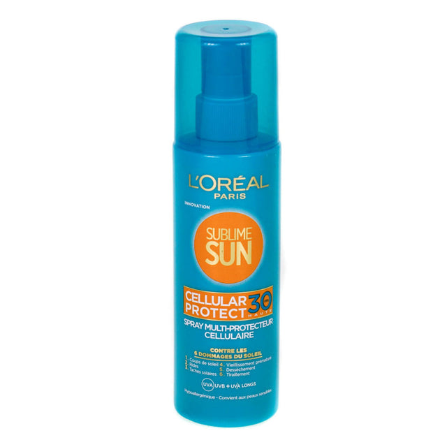L'Oreal Paris, Sublime Sun Cellular Protect, UV Protection, Sunscreen Spray, SPF 30, 200 ml - Feel You