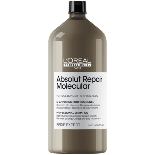 L'Oreal Professionnel, Serie Expert Absolut Repair Molecular, Hair Shampoo, Repairing, 1500 ml - Feel You