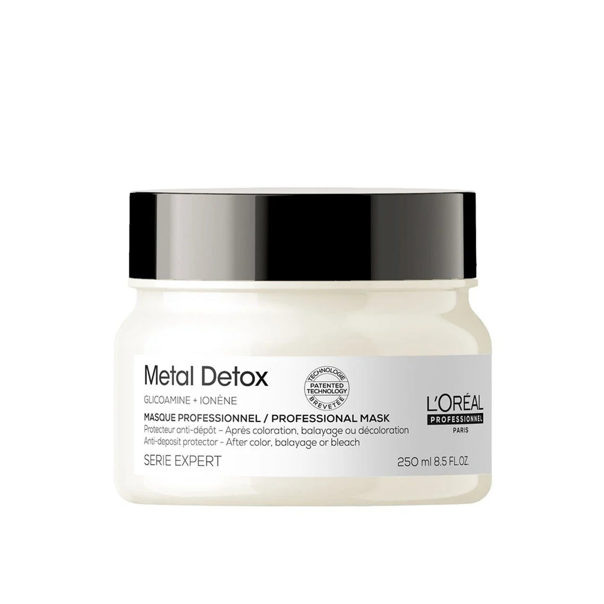 L'Oreal Professionnel, Serie Expert Metal Detox, Glicoamine + Ionene, Hair Treatment Cream Mask, Anti-Deposit Protector, 250 ml - Feel You