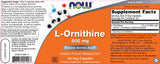 L-Ornithine 500 mg - 60 капсули - Feel You